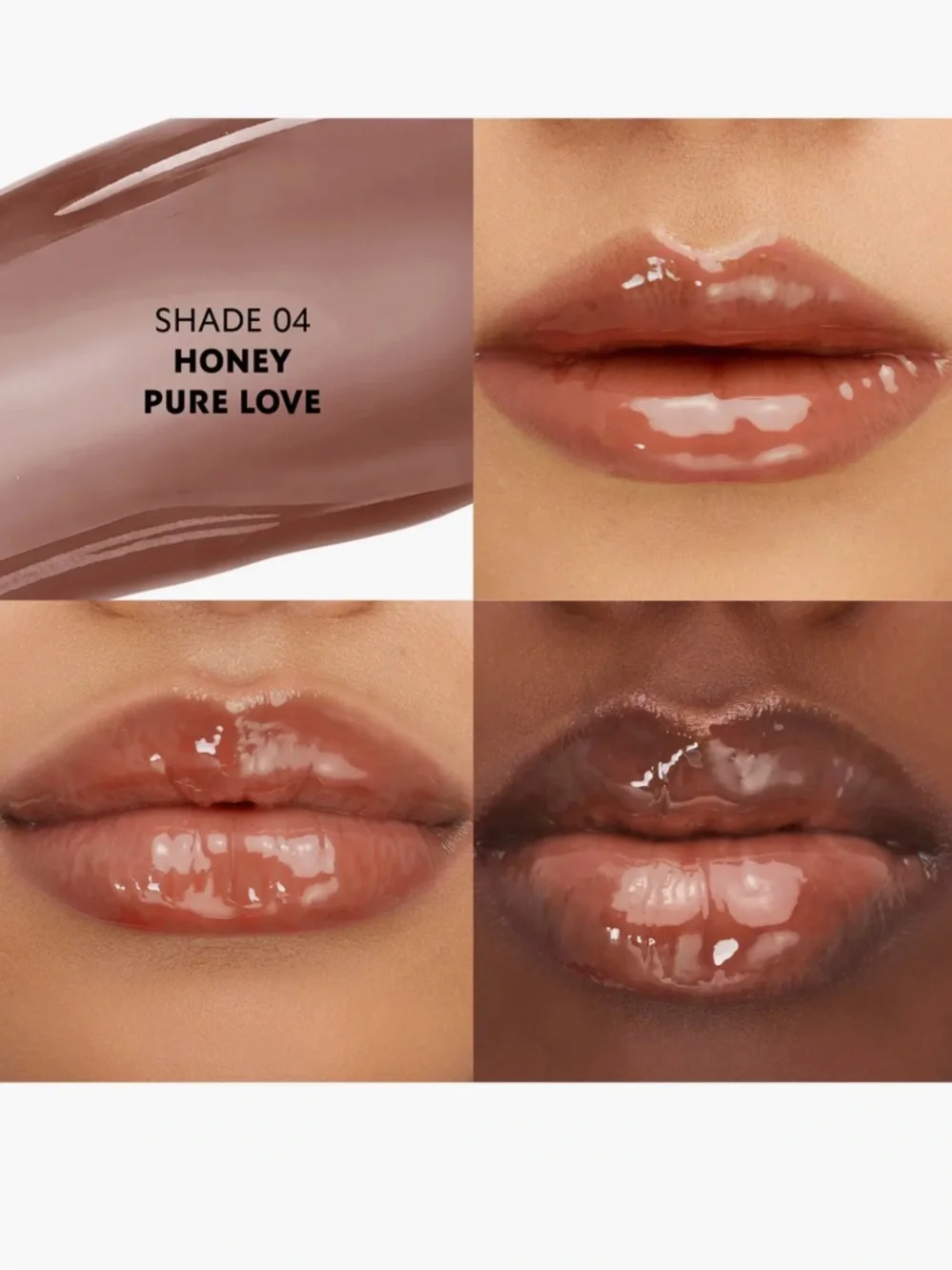 YSL 4 PURE HONEY LOVE LOVESHINE PLUMPING LIP OIL GLOSS NEW FULLSZ